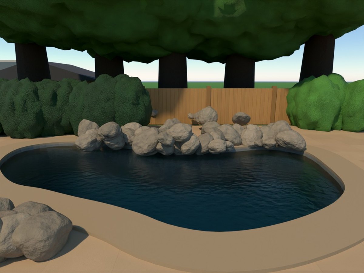 3D model of The Lakewood Retreat